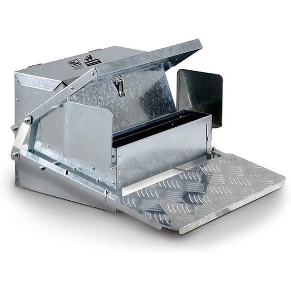 SuperHandy Chicken Feeder Automatic 20lbs (9kg) Capacity with Spill Proof Galvanized Steel