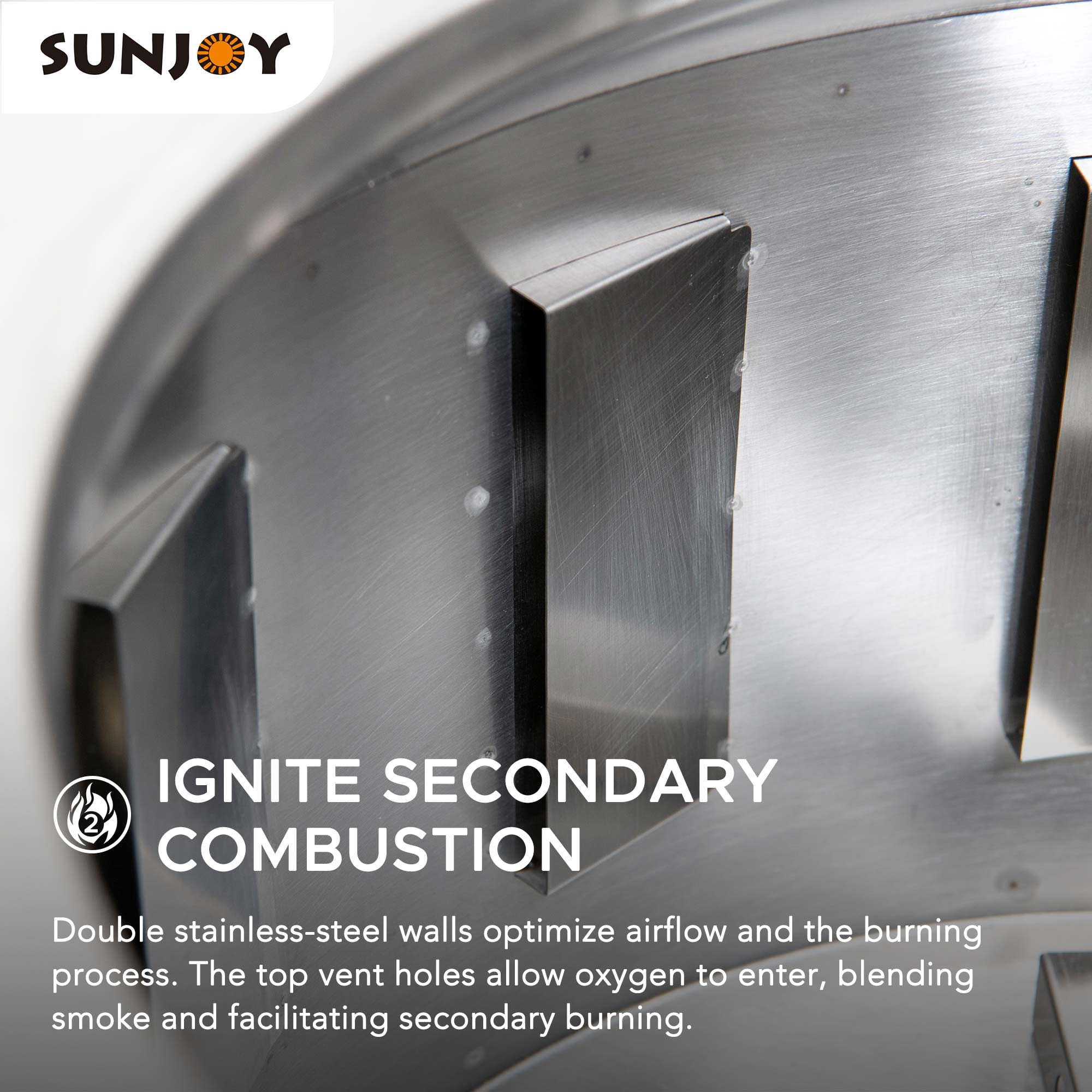 Sunjoy 26 pouces Hexagonal faible fumée Firepit
