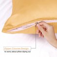 thumbnail image 2 of Unique Bargains Satin Pillowcase Zippered Silky Sateen, 2 of 8