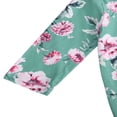 thumbnail image 4 of Baby Sleeping Bag Set Sleepsuit Newborn Long Sleeves CrewNeck Flower Print Sleeping  Hat Swaddles Sleeping Sack, 4 of 5