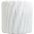 thumbnail image 4 of Meridian Furniture Roy Cream Ottoman/Stool, 4 of 7