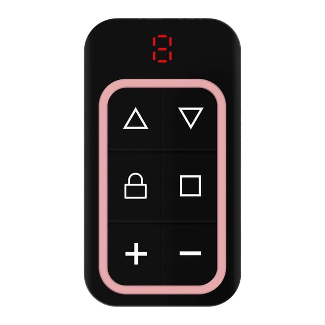 Elodie Ouvre-Porte de Garage Télécommande Compact Extérieur Ouvre-Portail de Véhicule Télécommande Rose