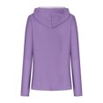 thumbnail image 4 of Timegard Womens Hoodies Plus Size Long Sleeve Thumb Hole Pullover Fall Casual Solid Color Comfy Tops, 4 of 5