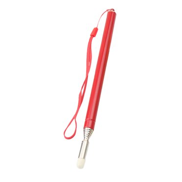 Telescopic Teachers Pointers Stainless Steel Retractable Pointer Handheld Presenter Classroom Whiteboard Pointers (Red)