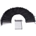 thumbnail image 2 of ORUYROP 100pcs Drawstring Organza Jewelry Candy Pouch Party Wedding Favor Gift Bags (7x9", Black), 2 of 7