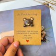 thumbnail image 1 of Resin Animal Pocket Positivity Card Set Mini Inspirational Emotional Support Gift Encouragement Tokens, 1 of 8