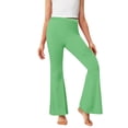thumbnail image 4 of Cowsor Girls Flared Dress Pants – Soft Bell Bottom Uniform Pants for School or Daily Wear, 4 of 7