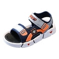 thumbnail image 1 of IUJSOY Kid Sandals Boy Summer Open Toe Sports Sandals Adjustable Straps for Toddler Little Big Kid, 1 of 5