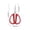 Red, variant on Scissors for Office Stainless Steel Household Scissors for Office and Study Students Cutting Plastic Handles Cutting Fabrics Cutting Thread Ends Pointed Diy Small Scissors Scissors for Fabric Cutting