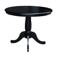 thumbnail image 2 of International Concepts 36" Round Dining Table in Black, 2 of 5