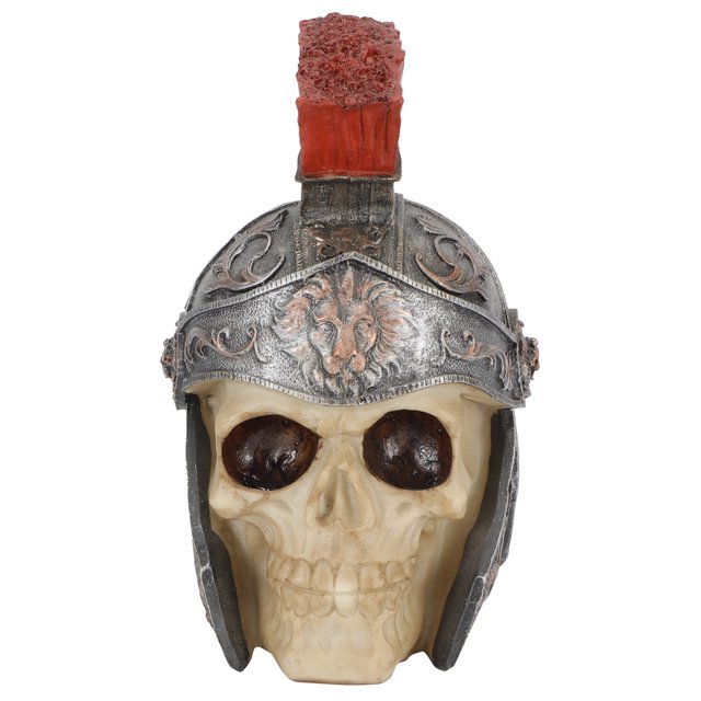 Skull Statue,Resin Soldier Skull Modeling Resin Skull Statue Resin Skeleton Sculpture Impressive Results