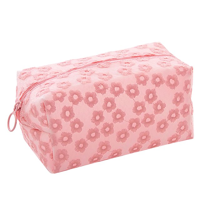 Makeup Bag Little Daisy Portable Travel Toiletry Pouch Cosmetic Bag with Zipper