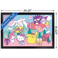 thumbnail image 2 of Hello Kitty and Friends - Happiness Overload Wall Poster, 14.725" x 22.375" Framed, 2 of 4