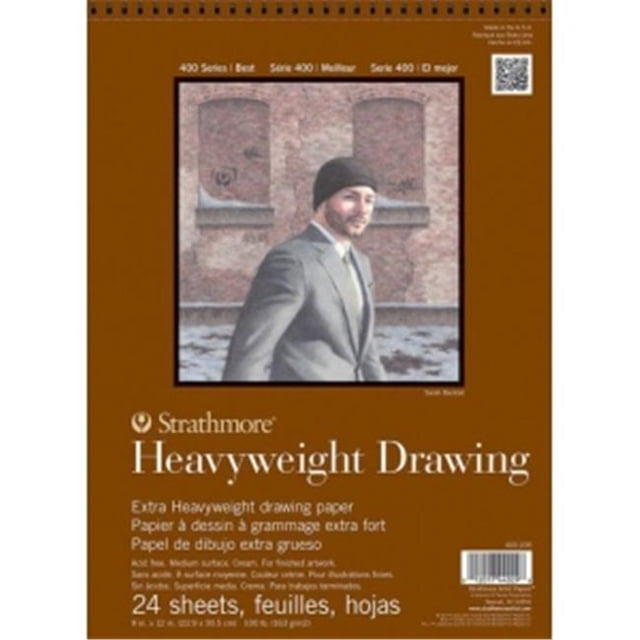 Strathmore ST400-209 9 x 12 in. Heavyweight Drawing Pad