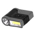 thumbnail image 3 of Induction COB Hat Clip Light, COB Floodlight Hat Lamp IPX6 Waterproof Black  for Night Riding, 3 of 8