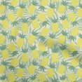 thumbnail image 1 of oneOone Coton Flex Vert Tissu Tropical Ananas avec Feuille Robe Tissu Tissu Imprimé par la Cour 40 Pouces de Large, 1 of 4