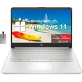 thumbnail image 1 of HP Portable à Écran IPS FHD 14 Pouces, AMD Ryzen 3-3250U, 8 Go de RAM, SSD PCIe 128 Go, Graphiques AMD Radeon, Caméra True Vision HD, Wi‐Fi 5 et Bluetooth, Windows 11 S, Argent, Carte USB Hotface 32 Go, 1 of 7