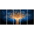 thumbnail image 2 of Fleur de Dragon Bleu 3D Fractale - Impression d'Art Abstrait sur Toile, 2 of 3