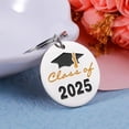 thumbnail image 2 of Pendentif Cadeau de Fin d'Études 2025 Cadeau pour Étudiant de la Part d'Un Enseignant Diplôme Infirmière Cadeau de Fin d'Études Porte-Clés Étiquette en Métal, 2 of 5