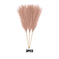 thumbnail image 1 of VONKY 3pcs Home Decor Artificial Pampas Reed For Stylish Look Cloth Artificial Flower Downy And Durable Boho Decor Light Coffee 1Set, 1 of 6