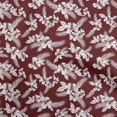 thumbnail image 1 of oneOone Rayon Maroon Fabric Tropical Sewing Craft Projects Fabric Prints By Yard 56 Inch Wide, 1 of 5