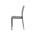 thumbnail image 4 of Lynda Modern Leather Upholstered Side Chair - Contract Grade, 4 of 5