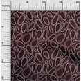 thumbnail image 2 of oneOone Velvet Chocolate Brown Fabric Abstract Circle Sewing Craft Projects Fabric Prints By Yard 58 Inch Wide, 2 of 4