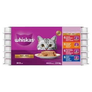 Whiskas Paté Conditionnement de variétés Aliments pour chats adultes mouillés