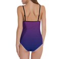 thumbnail image 3 of Birdeem Womens Printed Backless Suspender Set Swimsuit Swimwear, 3 of 9