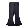 thumbnail image 1 of Timegard Toddler Girls Clothes Ruffle Flare Leggings Solid Color Comfy Trousers Children Cute Stretch Pants, 1 of 3