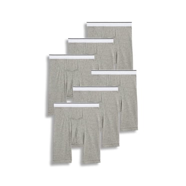 Jockey Caleçon Mi-Cuisse pour Hommes avec Pochette 10 Po - Lot de 6