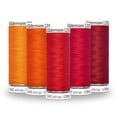 thumbnail image 1 of GÜTERMANN Sew-All Polyester Thread No. 120 Colour Gradient 5-Pack, Orange, 128 m (140 yd), 1 of 5