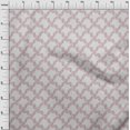 thumbnail image 4 of oneOone Viscose Jersey Light Gray Fabric Asian Block Craft Projects Decor Fabric Printed By The Yard 60 Inch Wide, 4 of 4