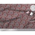 thumbnail image 2 of Soimoi Moss Georgette Fabric Floral Block Decor Fabric Printed Yard 42 Inch Wide, 2 of 3