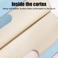thumbnail image 4 of Magnetic A4 Document Bag Waterproof PU Leather Tablet File Organizer with Secure Closure for Office Work, School, and Business Professionals Hzhnb | Pu, Blue, 4 of 9