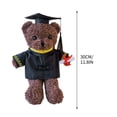 thumbnail image 2 of Aqestyerly Graduation Bear Stuffed Animal Plush Toy Class Of Gift With Cap Graduation Soft Toy Souvenir Gift HWRETIE, 2 of 3