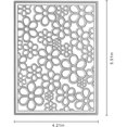 thumbnail image 2 of GFDYREE Small Flower Frame Background Cutting Dies Stencil Metal Template Molds, Embossing Tool Flower Die Cuts for Card Making Album Paper Scrapbooking DIY Décor Dies Craft, 2 of 7