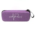 thumbnail image 2 of Stethoscope Box 1pc Stethoscope Case Portable Bag Shockproof Stethoscope Box Multifunctional Portable Stethoscope Case Compatible for 3M Litш (Purple), 2 of 6
