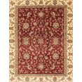 thumbnail image 1 of Ahgly Company Tapis d'Intérieur Rectangulaire Abstrait Rouge Tapis de Zone Abstrait, 5 Pieds x 8 Pieds, 1 of 6