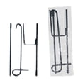 thumbnail image 1 of Outdoor Rack Display for Garden Pole Courtyard Flagpole Stand Metal Construction 30x45cm Functional Accessories, 1 of 6