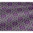 thumbnail image 5 of oneOone Viscose Jersey Purple Fabric Geometric & Floral Block Sewing Craft Projects Fabric Prints By Yard 60 Inch Wide, 5 of 5