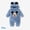 Mickey, variant on Disney Mickey Baby Boys Girls Bodysuits Furry Character Graphic 3D Ears Hooded Romper Gifts Sizes 0/3-18M