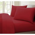 thumbnail image 1 of Oxford Collection 600 Thread Count Deep Pocket Egyptian Quality Cotton Solid Sheet Set (California King, Burgundy), 1 of 3