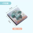 thumbnail image 2 of Iumwxz Kitchen Gadgets Dinner Tray Household Tableware Infant Kindergarten Learning Dining Rice Tray Baby Eating Tableware Set Kitchen Utensil Set Sky Blue Silica Gel Deals on Household Supplies, 2 of 2