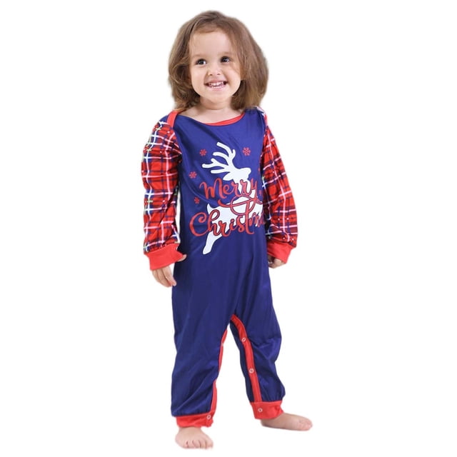 Family Pajama Set Print European Style for Parent Child Matching Suit,Pajamas for Family