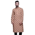 thumbnail image 1 of Atasi Kurta Imprimé pour Hommes Col Mandarin Popeline de Coton Kurta Chemise Décontractée, 1 of 7