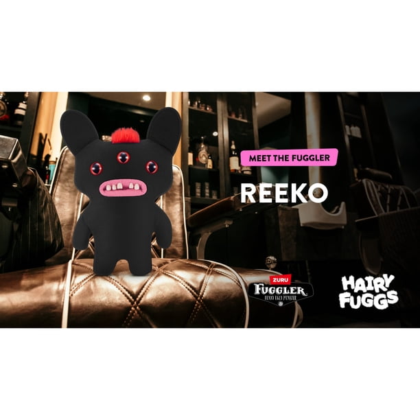 Fuggler Hairy Fuggs 9-inch Series 1 (Reeko - Mohawk - Black) by