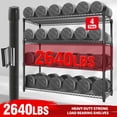 thumbnail image 2 of Commercial Heavy Duty Metal Wire Shelving Unit with Wheels – 4 Adjustable Tiers – 2640 lbs Capacity – Food Service Storage Rack for Industrial, Garage, Kitchen Use – 72"H x 59"W x 18"D, 2 of 7
