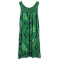 thumbnail image 1 of Bellella Ladies Tank Dress Lace Patchwork Dresses Crew Neck Sundress Pleated Color Stitching Summer green L, 1 of 2