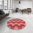thumbnail image 4 of Ahgly Company Tapis d'Intérieur Rectangulaires Transitionnels Rouges Lavables à la Machine, 4 Pieds x 6 Pieds, 4 of 7